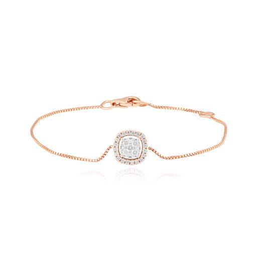 Graceful Diamond Chain Bracelet